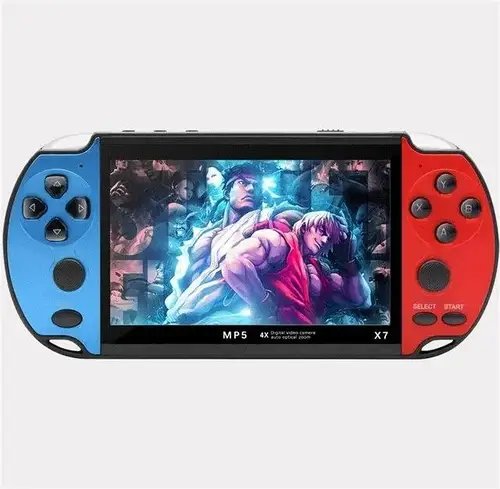 Портативна ігрова консоль PSP X7 Plus 5"1 Ігрова приставка з під'єднанням до ТВ Геймбокс для дітей YU227