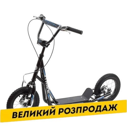 Самокат із надувними колесами 12 дюймів iTrike SR2-045-3-B Чорний