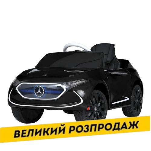 Електромобіль Mercedes Benz дитячий (2 мотори 45W, 12V9AH, музика, світло, 2,4G) Bambi M 5107EBLR-2 Чорний
