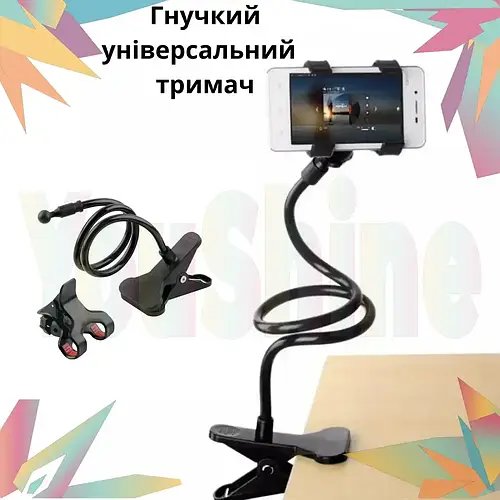 Гнучкий тримач штатив для телефона з прищіпкою (MA-793-100) Лучшая цена