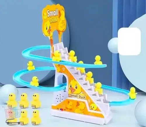 Інтерактивна іграшка гірка-трек із підіймачем Small-Duck 6 каченят на гірці з музикою HP227