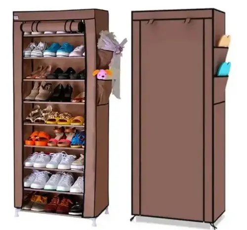Стелаж для зберігання взуття Shoe Cabinet 160X60Х30 Полиця для взуття Тканий стелаж для взуття MAS HP227