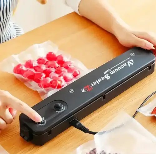 Вакуумний пакувальник для кухні Вакууматор побутовий vacuum sealer Продуктовий вакуумний пакувальник для дому SN27