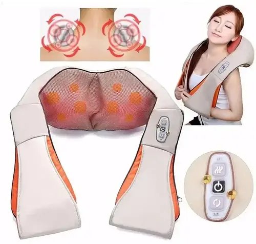 Універсальний масажер Massager of Neck Kneading, Електричний масажер для шиї, плечей, спини та попереку SN27