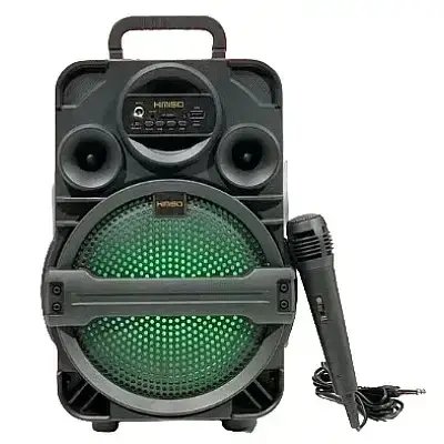 Бездротова портативна колонка Bluetooth з мікрофоном KIMISO QS-1806 з RGB RTS YU227