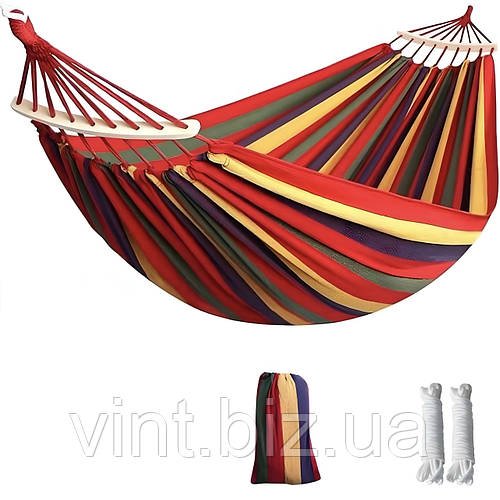 Гамак гавайський Помаранчевий з планкою 100х200