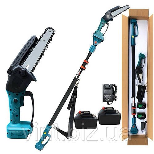 Акумуляторна пилка з подовжувачем 2м. (2АКБ 24V)