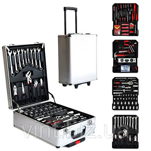 Набір інструментів у валізі на 408 предметів