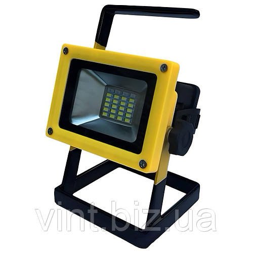 Ліхтар прожектор акумуляторний. (до 10 годин світіння)