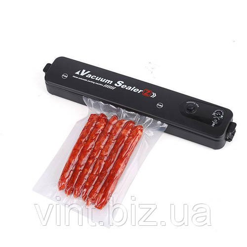 Вакууматор чорний + 10 пакетів у подарунок