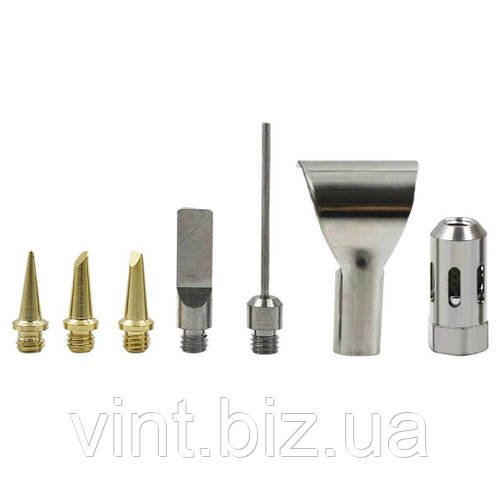 7 насадок для газового паяльника.