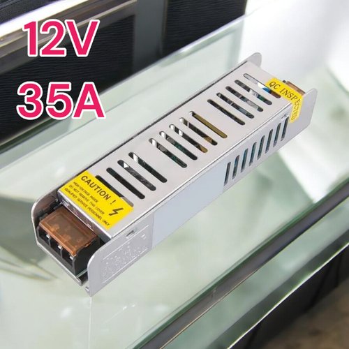 Адаптер/Блок живлення 12V 35A METAL Long