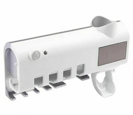 Диспенсер для зубної пасти та щітки автоматичний Toothbrush sterilizer (W-020), УФ-стерилізатор YU227