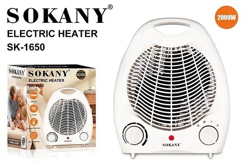 Тепловентилятор дуйка SOKANY SK-1650 YU227