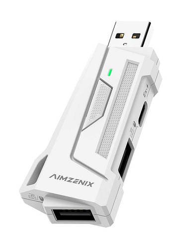 Адаптер ігровий Aimzenix AX200 для комп'ютера конвертер для підключення клавіатури та миші 1000 герц AIM ASSIST