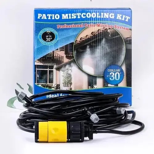 Система поливання туман Душ-зрошувач води для тераси та саду Patio Mistcooling Kit BD-10FT 10 метрів HP227