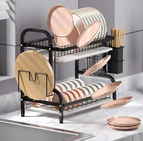 Сушарка для посуду Kitchen rack double deck design HP227