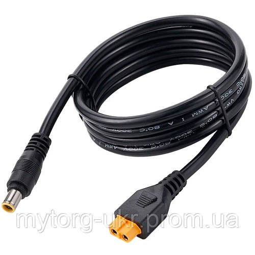 Кабель зарядний для сонячних батарей XT60 DC7909  Чорний