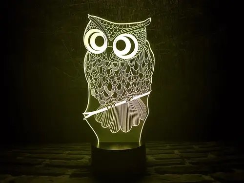 Нічник LAMP 3D-12 Сова Лучшая цена