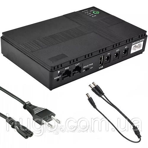 ДБЖ для роутера 10400mAh (5V/9V/12V) / Повербанк для роутера / Міні UPS для роутера