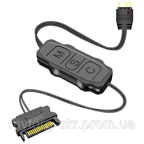 Контролер ARGB SATA To 5V 3 Pin  Чорний