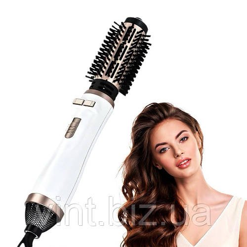 Фен-щітка  для волосся з двома насадками (KM-8020)