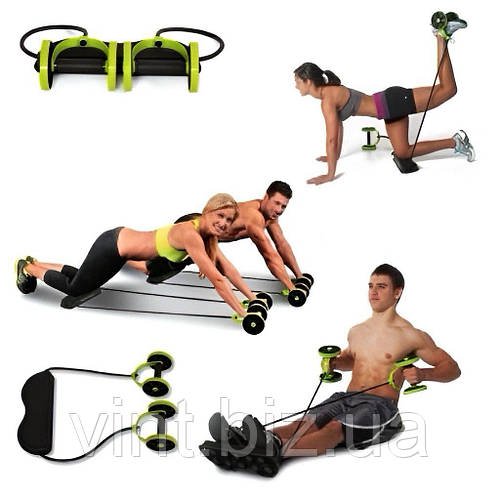 Фітнес колесо. Домашній тренажер для преса та ніг.