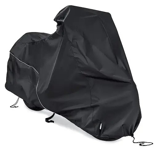Захисний водонепроникний чохол для мотоцикла Waterproof Cover Розмір "L" 246х104х127 см Чорний YU227
