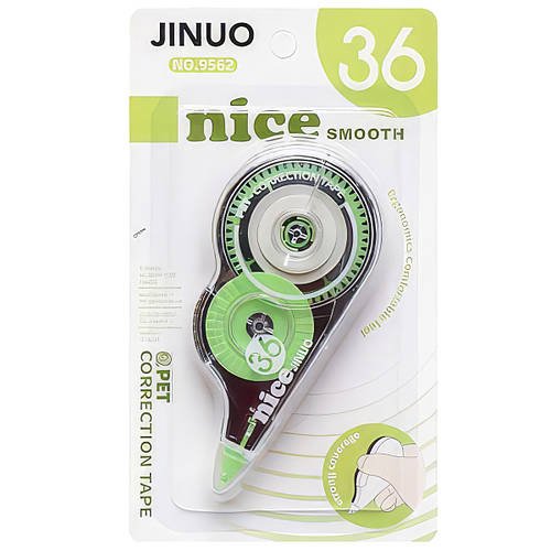 Коректор стрічковий у пластиковому корпусі 36 метрів JINUO 9562 ширина 5мм