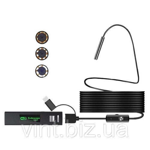 Ендоскоп WiFi із жорстким кабелем 3.5 метра