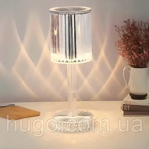 Настільна RGB лампа Сylinder від USB / Світлодіодна LED лампа на акумуляторі / Бездротова лампа на стіл