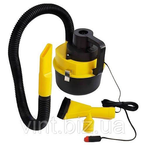 Автомобільний пилосос для сухого та вологого прибирання.