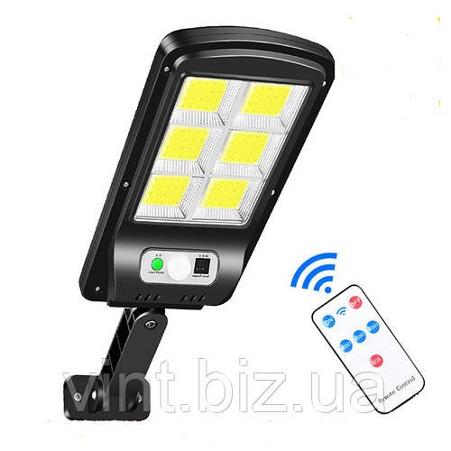 Сонячний вуличний світильник BK-120-6COB з дистанційним керуванням