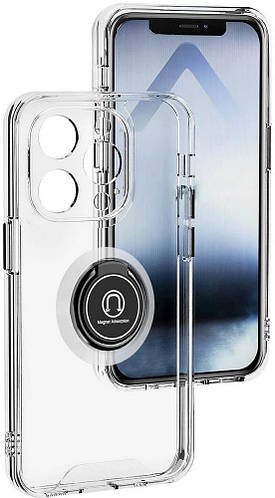 Силіконовий чохол Space Ring iPhone 13 Pro Max (прозорий)