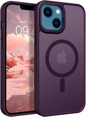 Протиударний чохол Space MagSafe iPhone 14 (матовий) Violet