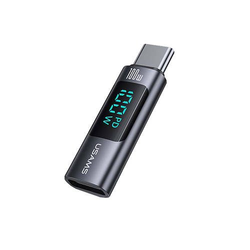 Перехідник для телефона смартфона планшета ноутбука Usams Type-C to Type-C 100w