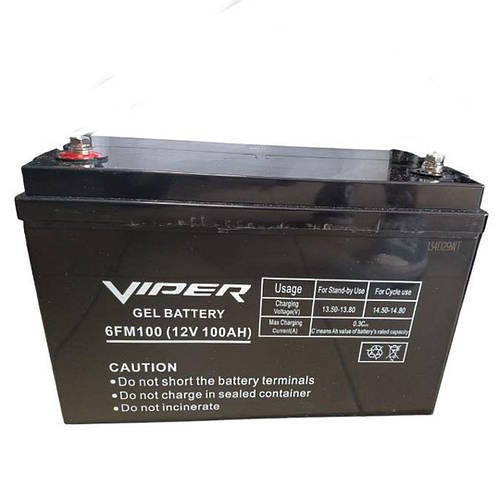 Гелевий акумулятор Viper GEL 6-FM-100 12V 100AH