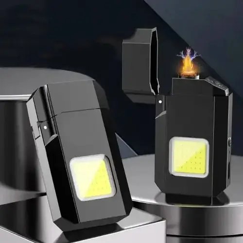 Спіральна запальничка з Led ліхтариком і зарядкою від USB 6002 M8