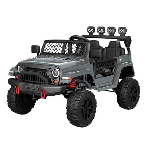 Електромобіль джип Баггі (4 мотори по 45W, 24V7AH, EVA, TF, пульт 2,4G) Bambi M 5995EBLR-11(24V) Сірий
