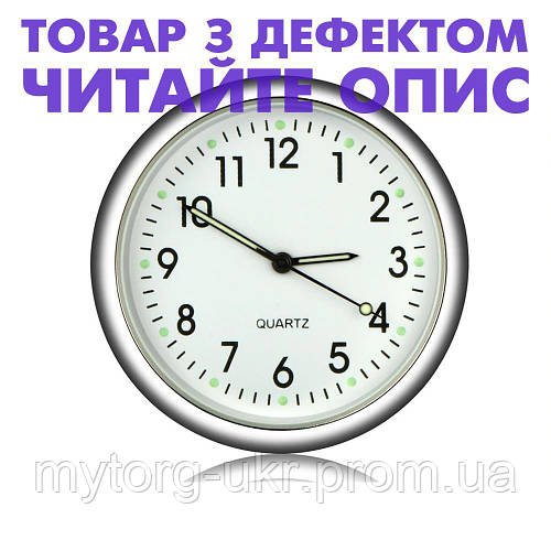 Автомобильные часы Elite кварцевые Уценка! № 3535 Білий