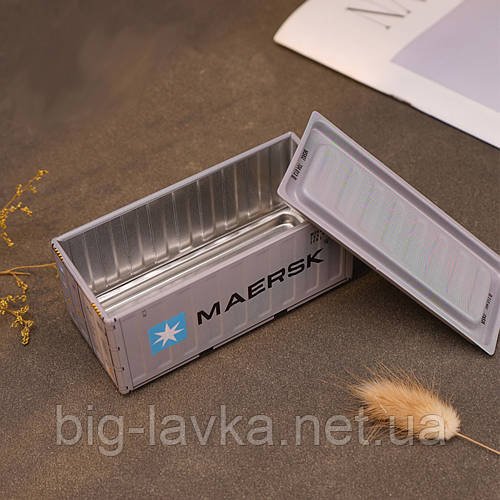 Модель морського контейнера Maersk  Сірий
