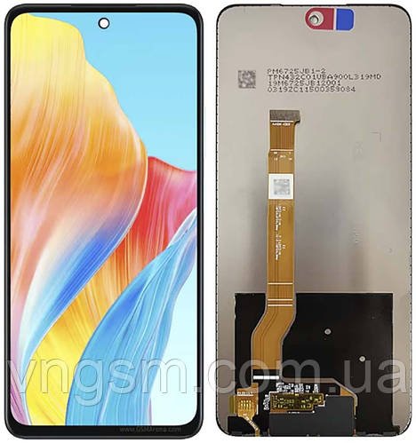 Дисплей + сенсор Oppo A58 4G (CPH2577) Black - p/n: 1540452110