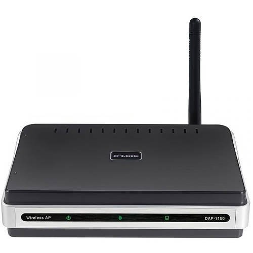 Високошвидкісний Wi-Fi роутер маршрутизатор  D-Link DAP-1150 Чорний Бездротова точка доступу