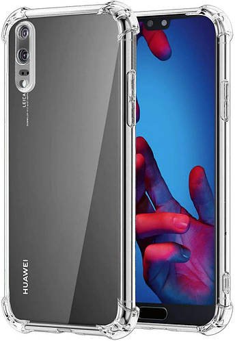 Прозорий чохол MultiCam Huawei P20 (посилений кутами)