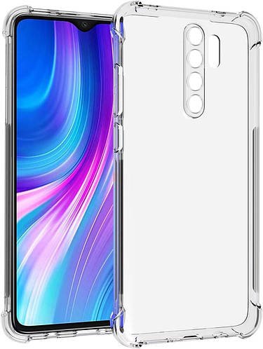 Прозорий чохол MultiCam Xiaomi Redmi Note 8 Pro (посилений кутами)