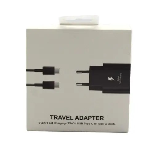 Зарядний пристрій Adapter 9174 Type-C 25 W з кабелем Black Лучшая цена