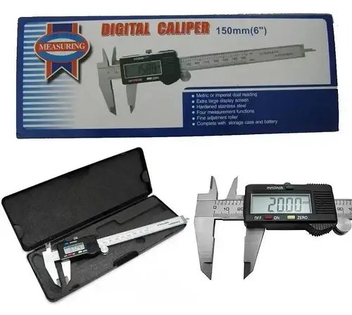 Електронний штангенциркуль Digital Caliper з LCD мікрометр у кейсі штангенциркуль HP227