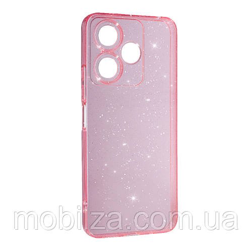 (Укр ) Чохол Clear Shine для Xiaomi Redmi 13 4G / Poco M6 4G- рожевий