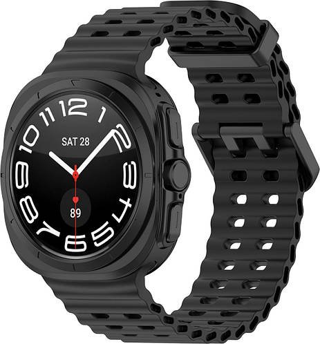 Силіконовий Ремінець Coremy для Samsung Galaxy Watch Ultra 2024/2025 Black