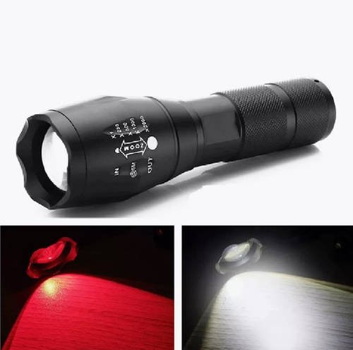 Фонарик BL 1831-3 Red light два режима червоний і білий